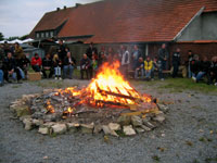 Stimmung am Lagerfeuer