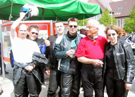 gute Laune, Kaiserwetter auf dem Stader Motorradtag